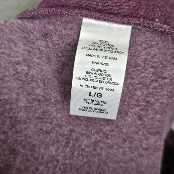 Champion Men's Drawcord Fleece Woven-Mix Sweatpants Jogger Plum Heather mens L - Picture 7 of 8